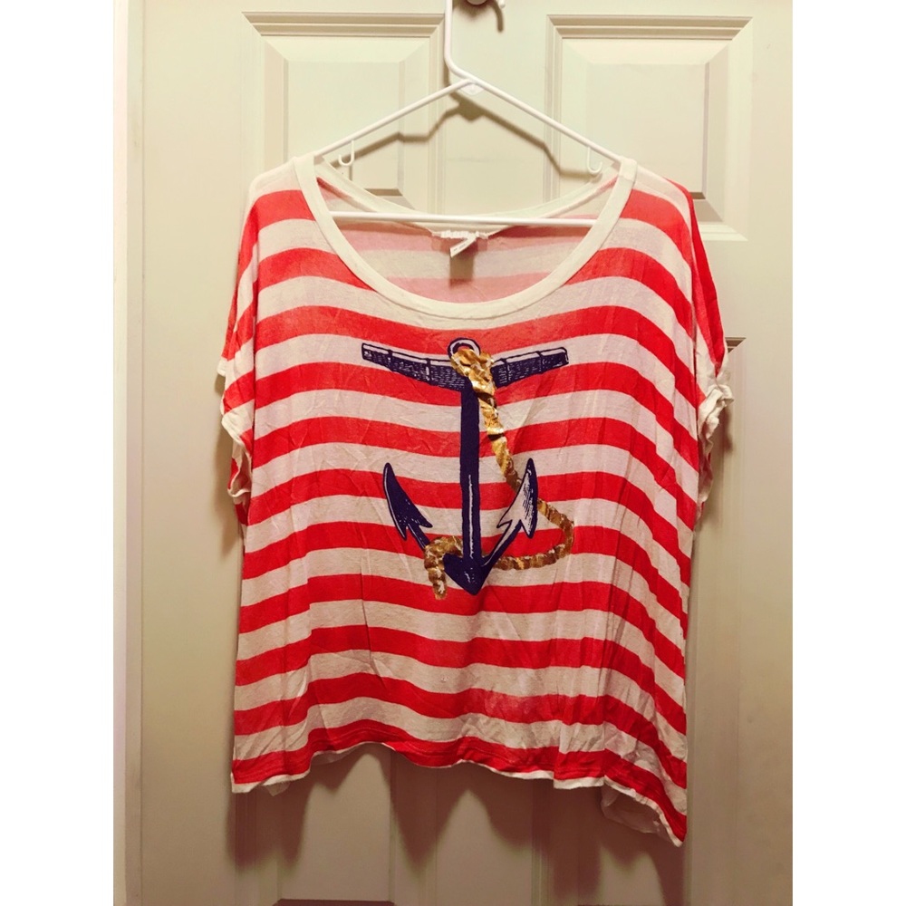 Anchor salmon & white top